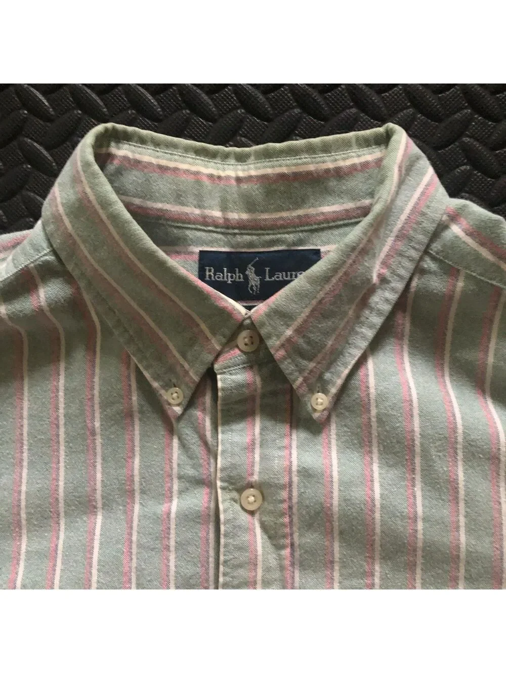Ralph Lauren Classic Fit Striped Button-Down Shirt XL